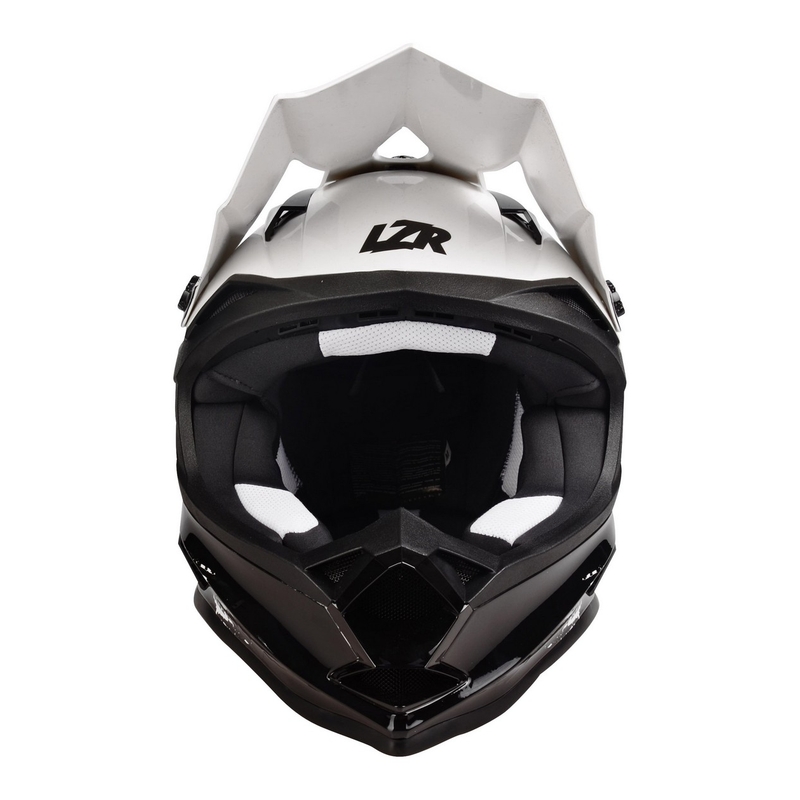 Motocross-Helm Lazer OR-1 Ripper weiß-schwarz