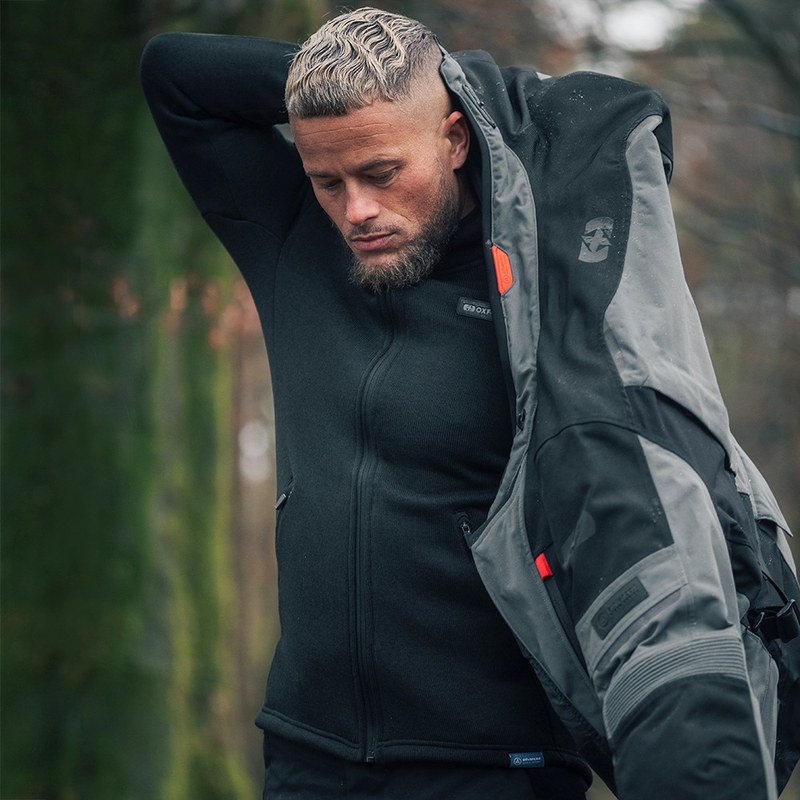 Thermofutter für die Oxford Advanced Advanced Fleecejacke schwarz