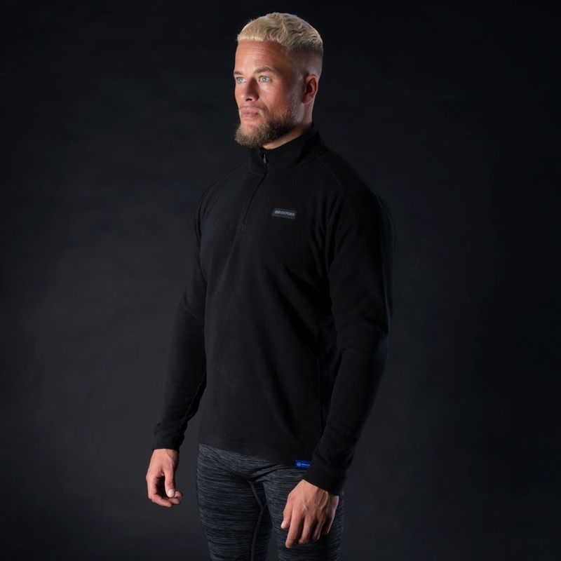 Thermofutter für Oxford Advanced Micro Fleece 1/2 Neck Jacke schwarz