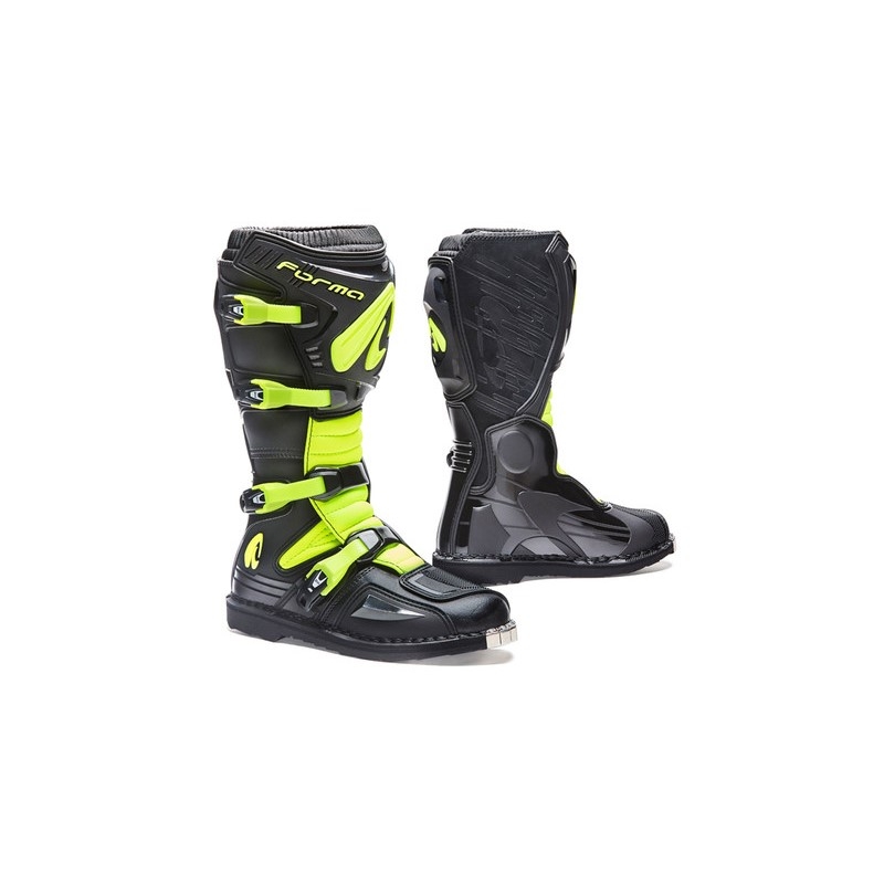 Forma Terrain EVO schwarz-fluorgelbe Motorradstiefel