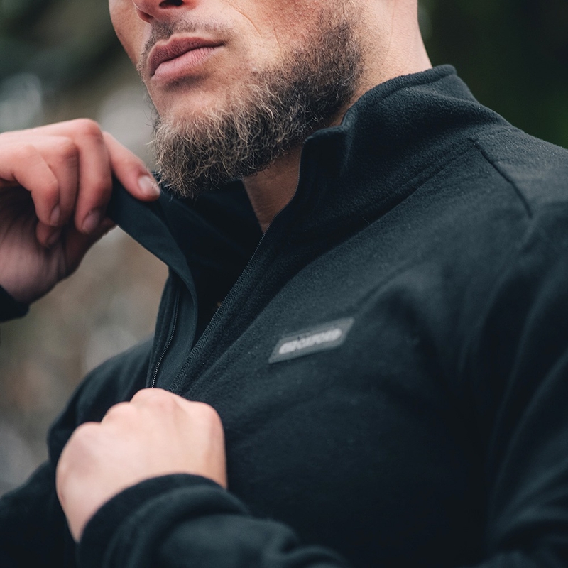 Thermofutter für Oxford Advanced Micro Fleece 1/2 Neck Jacke schwarz