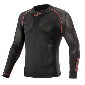 Thermoshirt mit langen Ärmeln Alpinestars Ride Tech Summer schwarz-rot