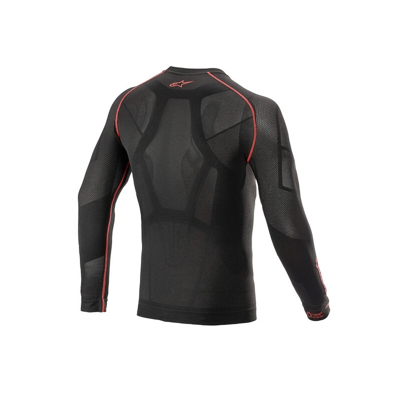 Thermoshirt mit langen Ärmeln Alpinestars Ride Tech Summer schwarz-rot