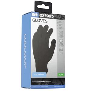 OXFORD Coolmax® Handschuhfutter schwarz