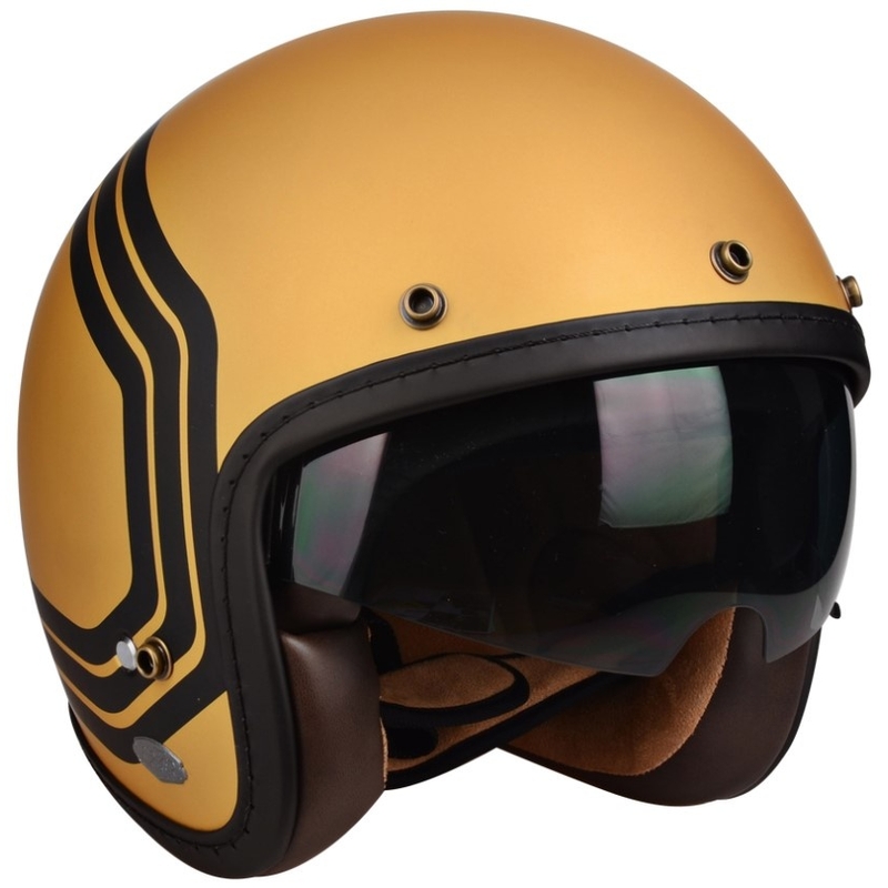 Motorradhelm Open Lazer Mambo Evo Old School Ausverkauf
