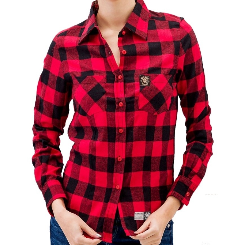 Frauen Schwarzes Herz Redneck Shirt Ausverkauf