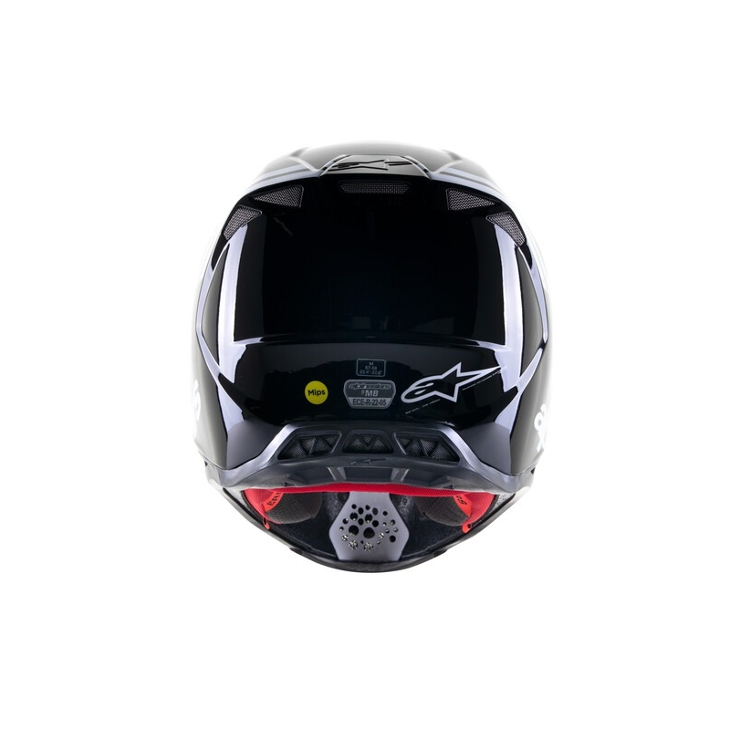Alpinestars Supertech S-M8 Radium 2 Motocross-Helm schwarz-weiß