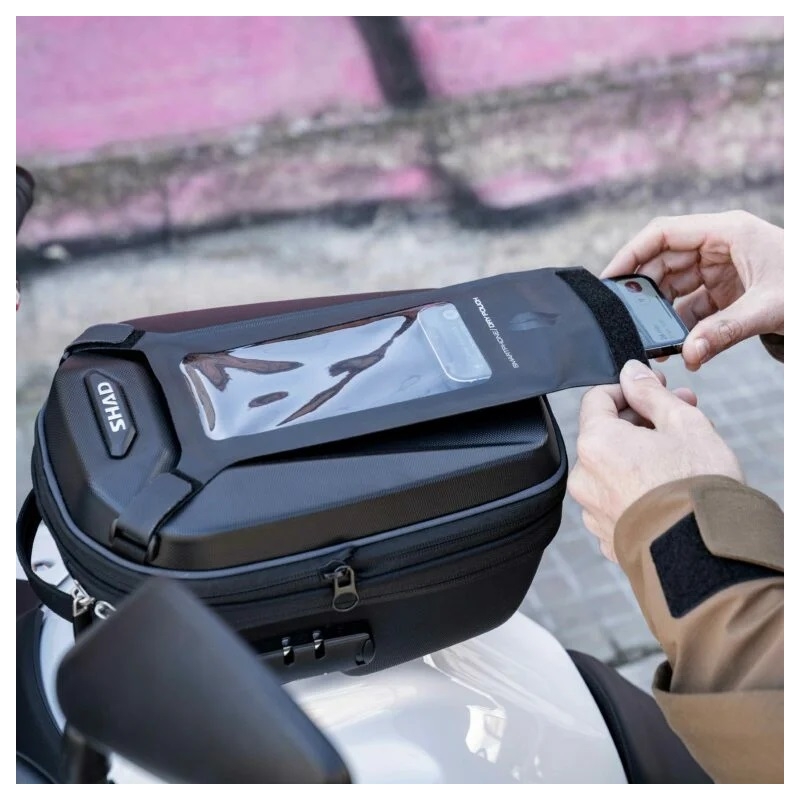 Tanktasche SHAD E09CL PRO for click system With LOCK and Key