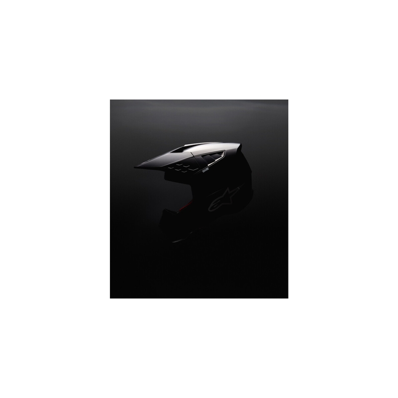 Motocross-Helm Alpinestars S-M5 Solid schwarz matt