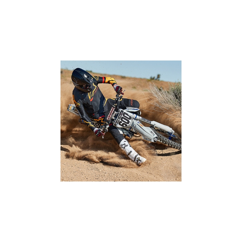 Motocross-Helm Alpinestars S-M5 Solid schwarz matt