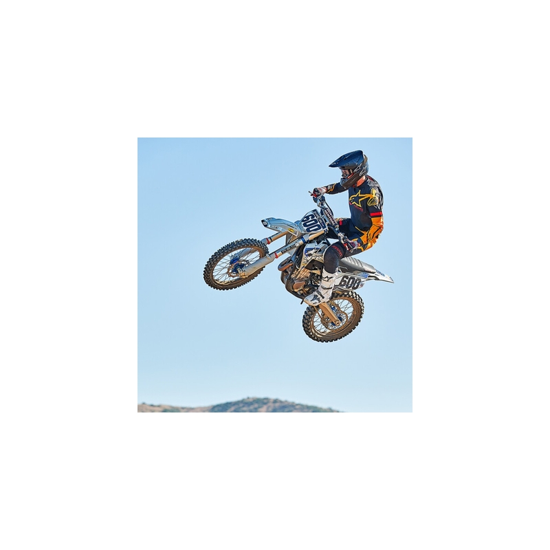 Motocross-Helm Alpinestars S-M5 Solid schwarz matt