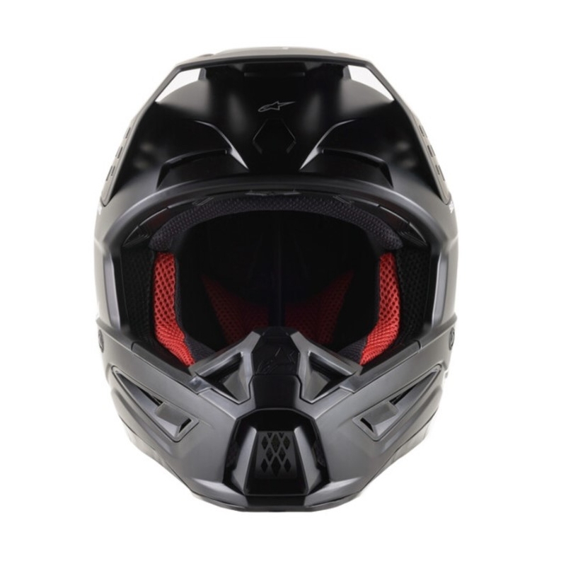 Motocross-Helm Alpinestars S-M5 Solid schwarz matt
