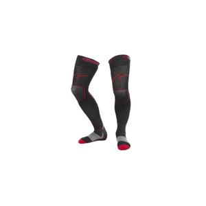Socken unter Alpinestars MX-Hosenträgern schwarz-rot