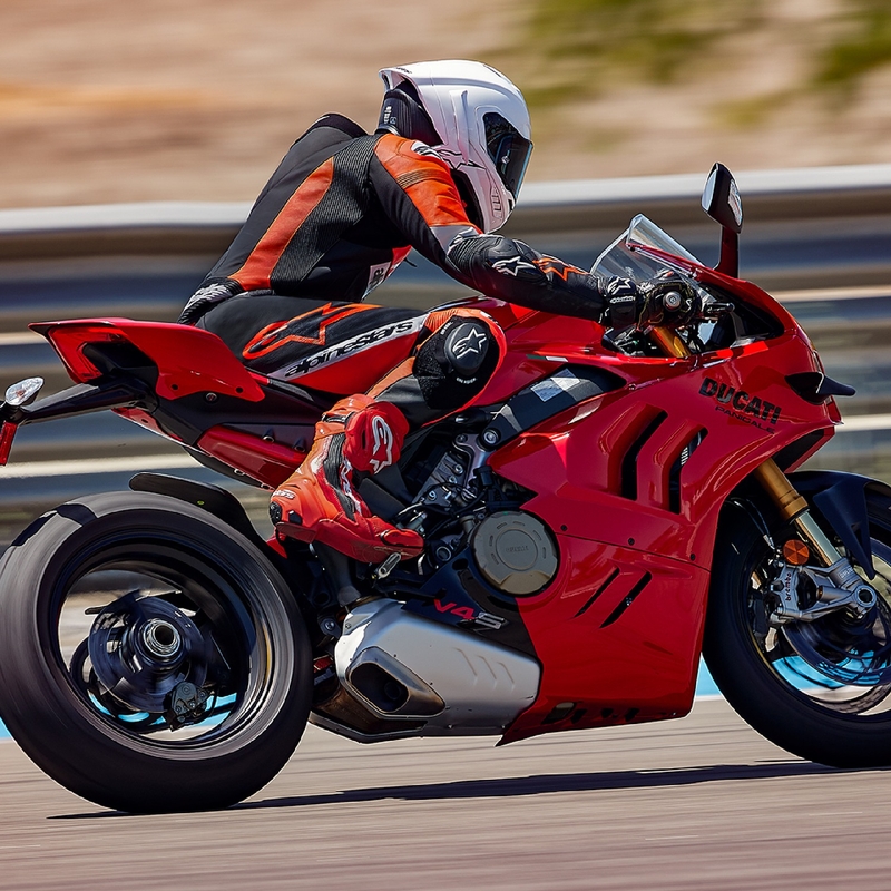Alpinestars Missile 2 Ward Ledermotorradanzug Schwarz-Fluo-Rot-Weiß