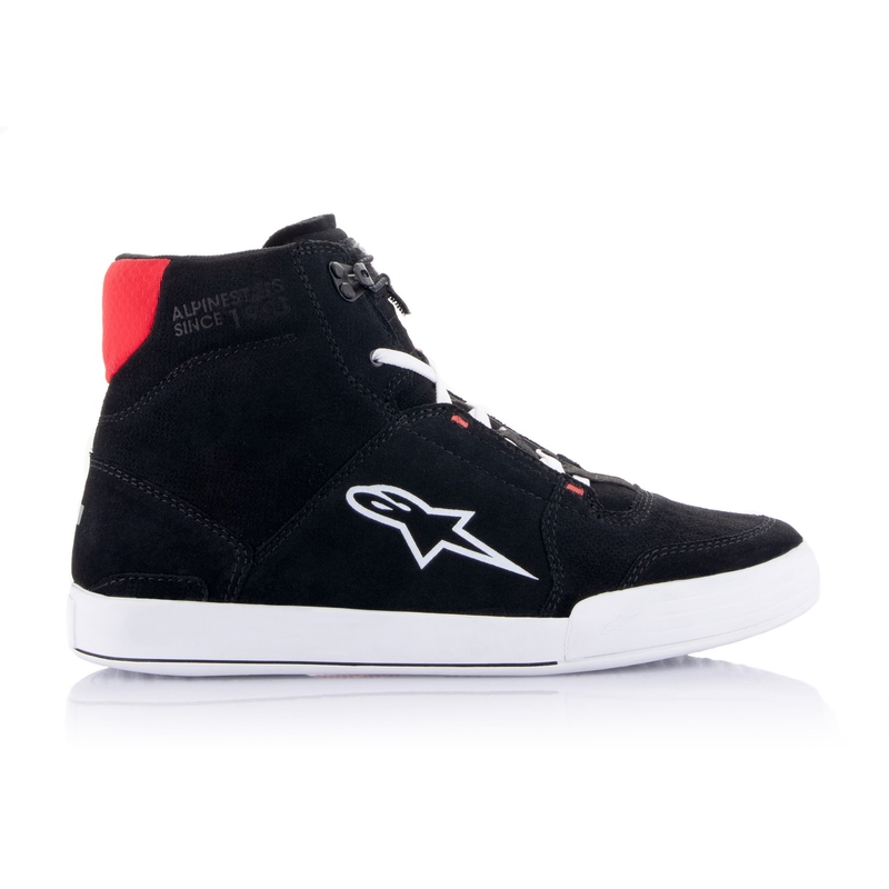 Alpinestars Chrome Motorradstiefel Schwarz-Weiß-Rot