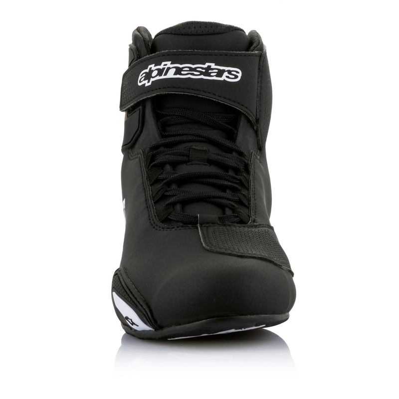 Motorradstiefel Alpinestars Sektor schwarz-weiß-fluorot
