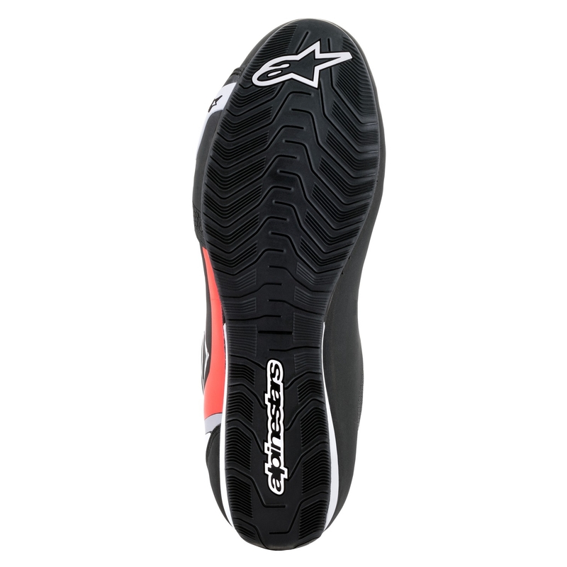 Motorradstiefel Alpinestars Sektor schwarz-weiß-fluorot