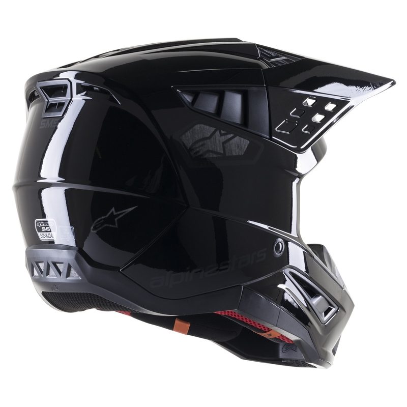 Alpinestars S-M5 Scout Motocross-Helm schwarz-silber