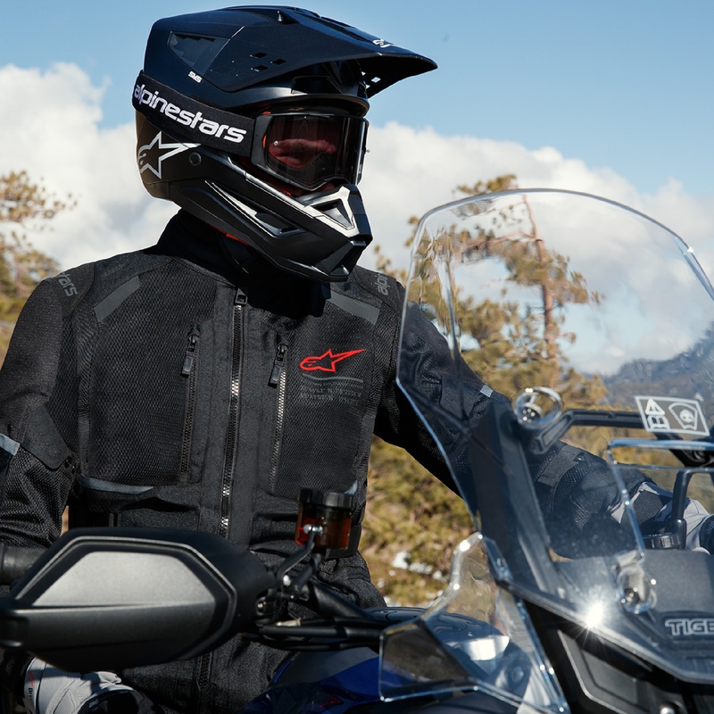 Alpinestars Andes Drystar Motorradjacke Schwarz 2024