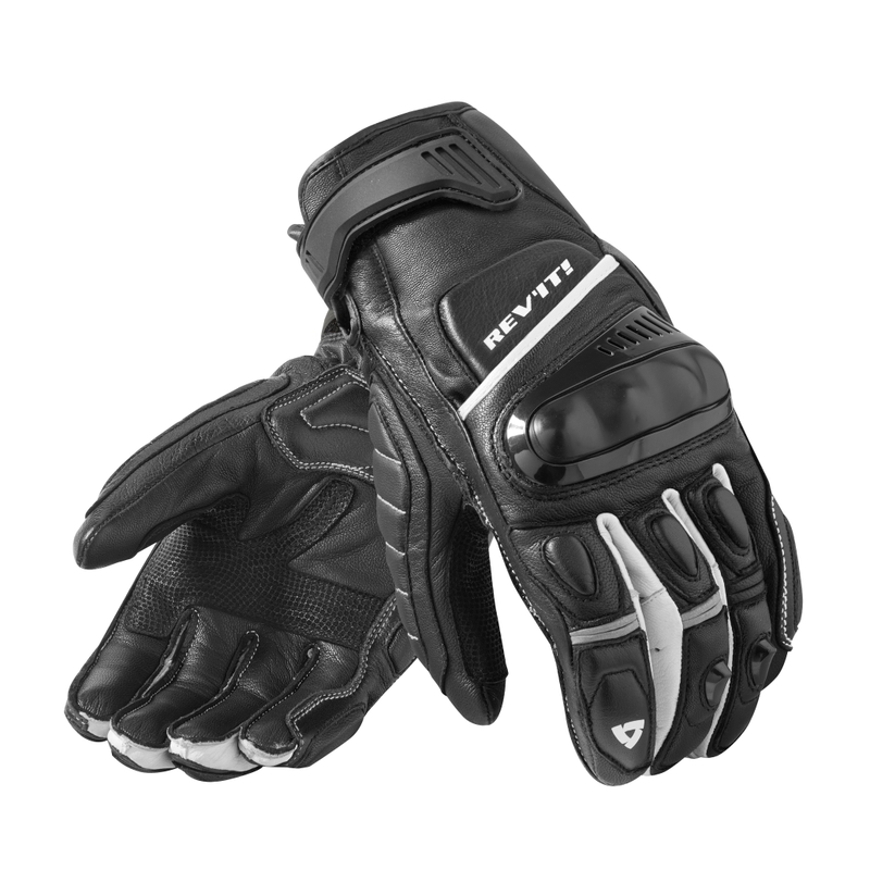 Moto Handschuhe Chicane Schwarz und Weiß Ausverkauf