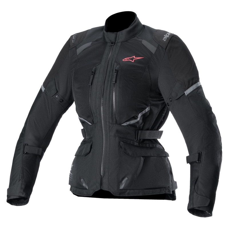 Alpinestars Stella Andes Air Drystar Damen Motorradjacke Schwarz