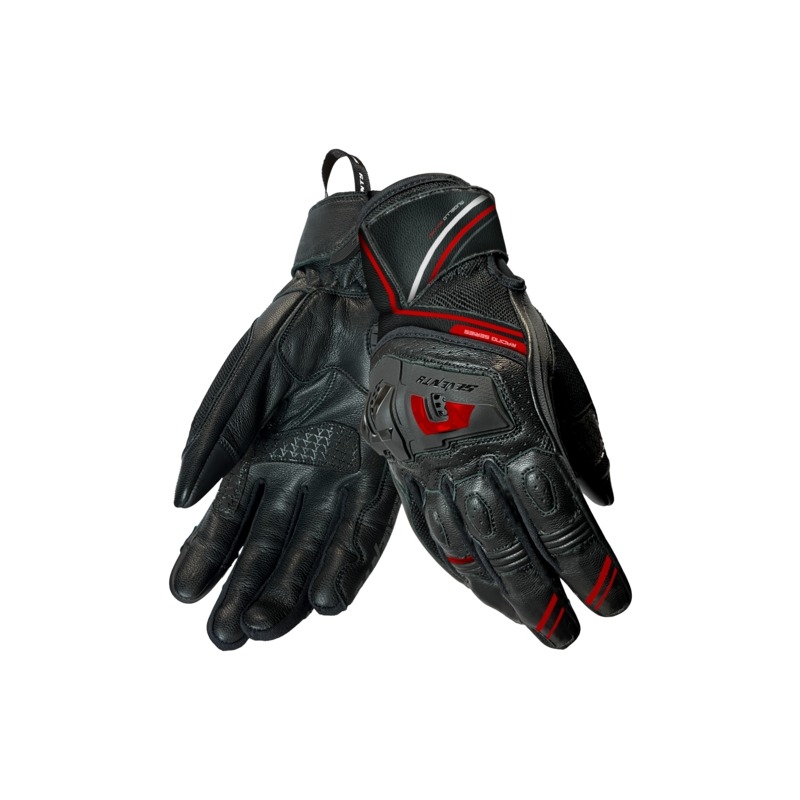Seventy Degrees SD-N30 Mugello Motorradhandschuhe schwarz-rot