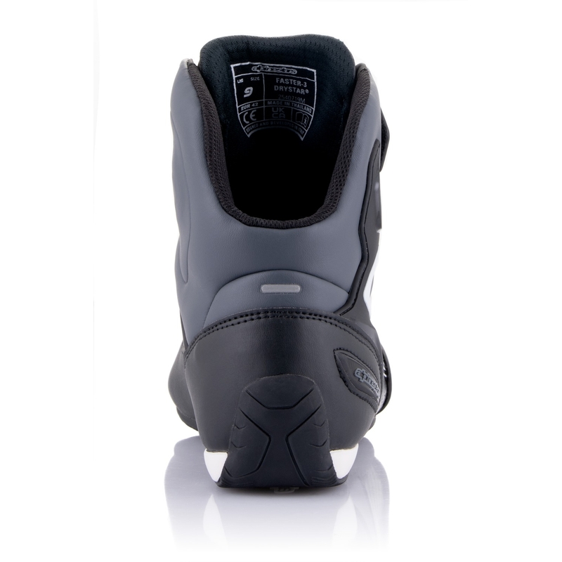 Alpinestars Faster-3 Drystar Motorradstiefel Schwarz-Dunkelgrau