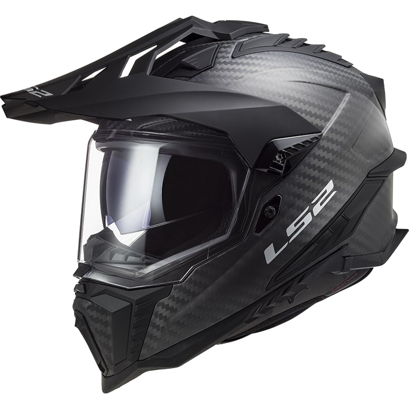 Enduro-Helm LS2 MX701 Explorer C Solid Carbon mattschwarz - II. Qualität