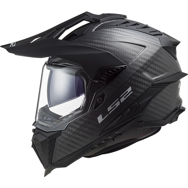 Enduro-Helm LS2 MX701 Explorer C Solid Carbon mattschwarz - II. Qualität