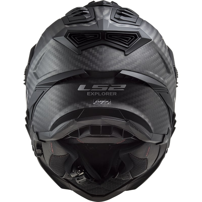 Enduro-Helm LS2 MX701 Explorer C Solid Carbon mattschwarz - II. Qualität