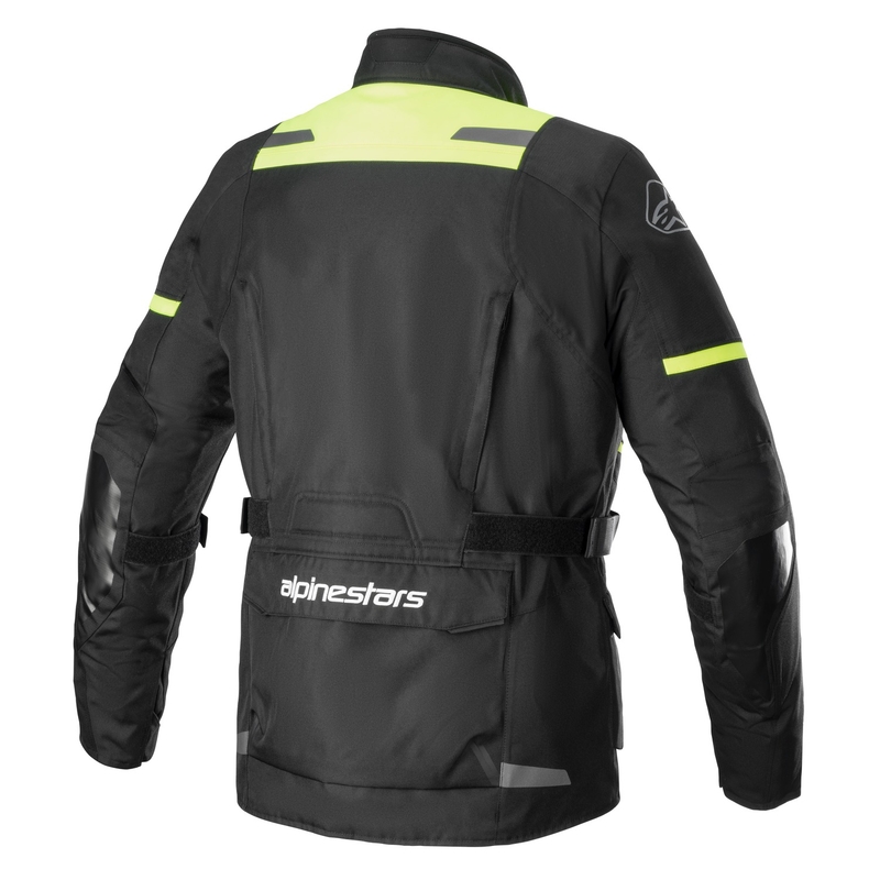 Alpinestars Andes Drystar Motorradjacke schwarz-fluo gelb