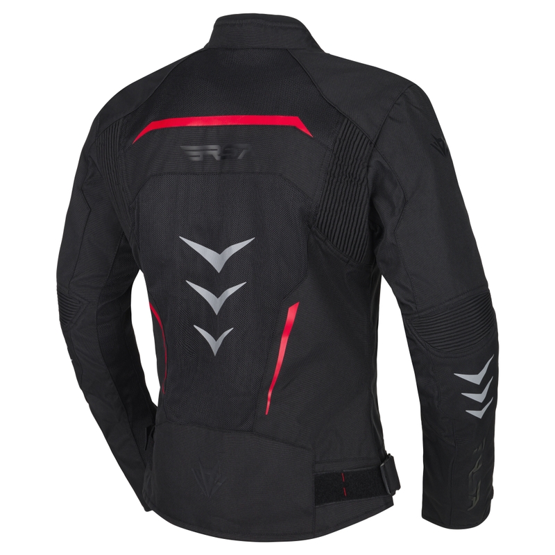 Damen-Motorradjacke RSA Runway schwarz-rot - II. Qualität