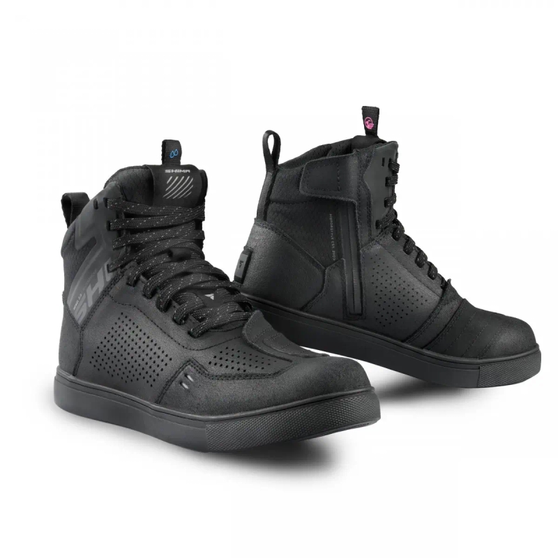 Damen Motorradstiefel Shima Rebel WP schwarz