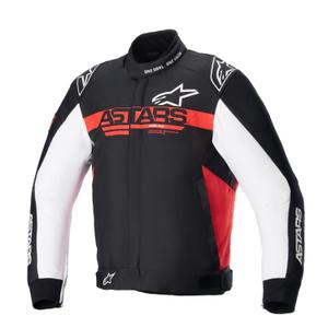 Alpinestars Monza Sport Motorradjacke Schwarz-Rot-Weiß