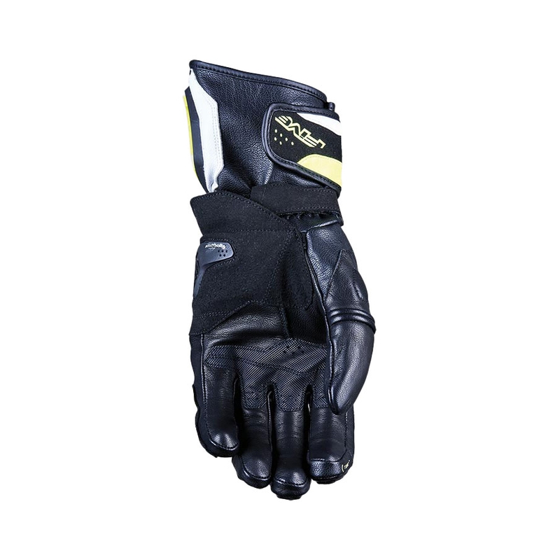 Motorradhandschuhe FIVE RFX4 EVO weiß-fluo gelb