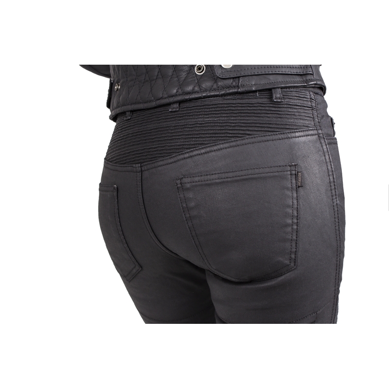 Damen-Motorradjeans Ozone Roxy schwarz - II. Qualität