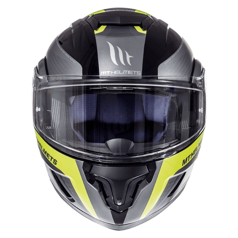 MT Atom Tarmac Motorradhelm schwarz matt-fluo gelb Ausverkauf