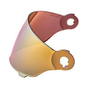 Plexi Cassida für Fiberhelme spiegelgold