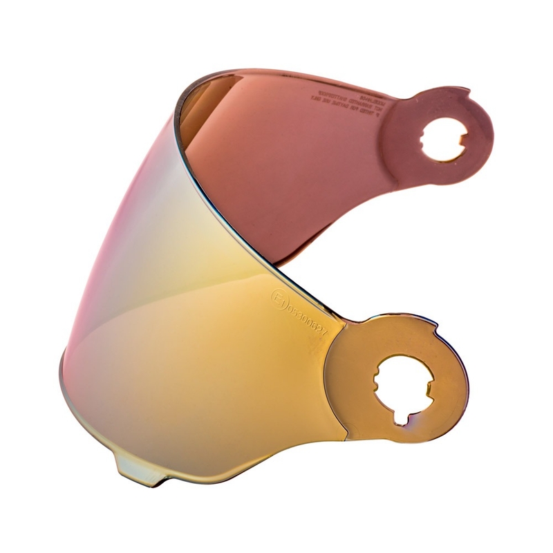 Plexi Cassida für Fiberhelme spiegelgold