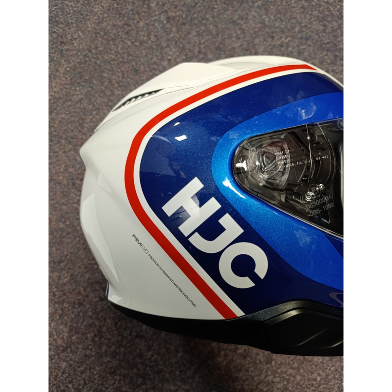 Integrierter Motorradhelm HJC RPHA 71 Mapos MC21 rot-blau-weiß - II. Qualität