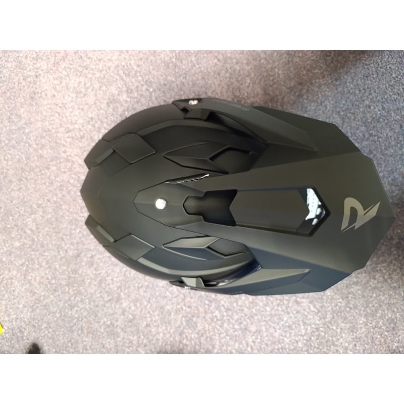 Enduro-Helm Street Racer Tracker schwarz matt - II. Qualität