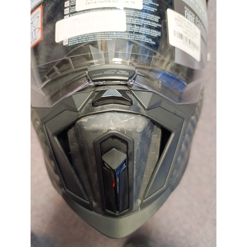 Enduro-Helm LS2 MX701 Explorer C Solid Carbon mattschwarz - II. Qualität