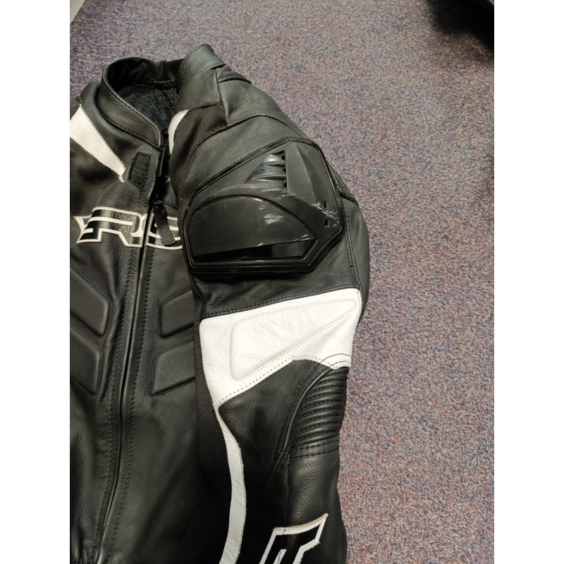 Motorradkombi RSA GPX 2 schwarz-weiß - II. Qualität