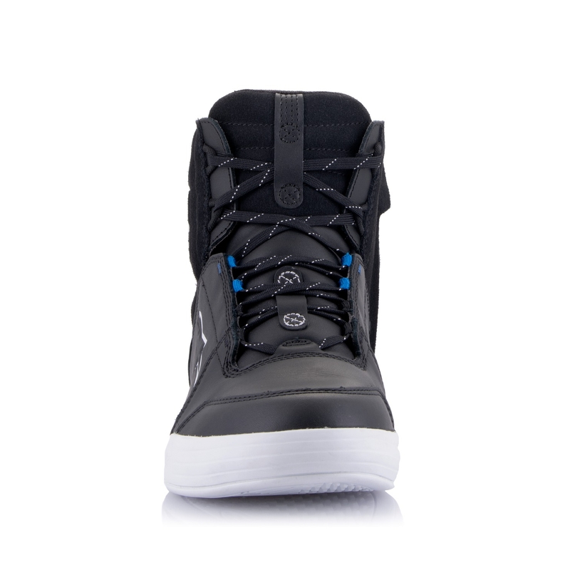 Alpinestars Chrome Drystar Motorradstiefel schwarz-weiß-blau