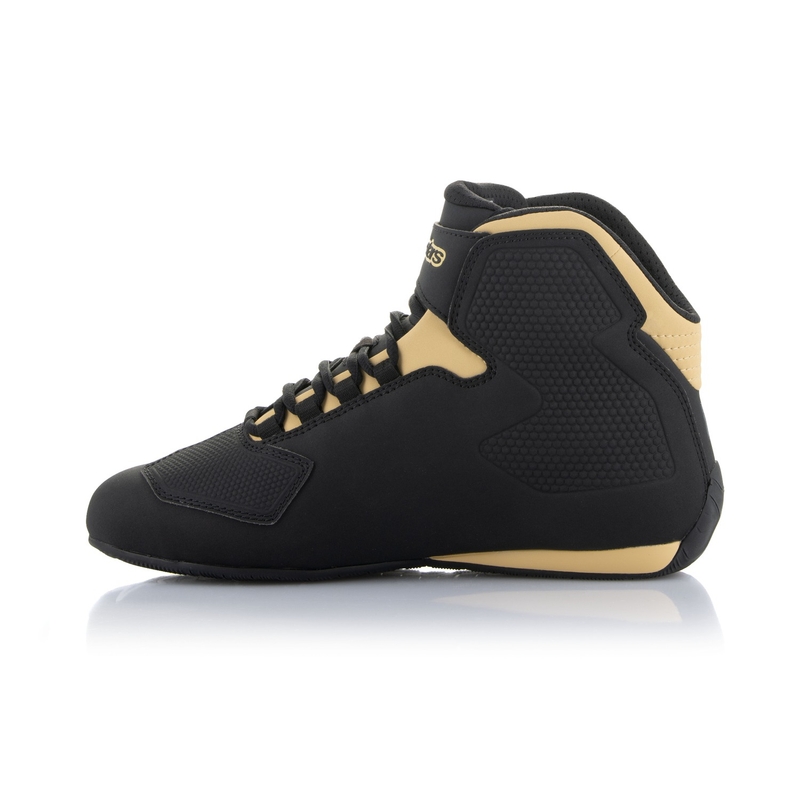 Alpinestars Stella Sektor Damen-Motorradstiefel Schwarz-Champagner