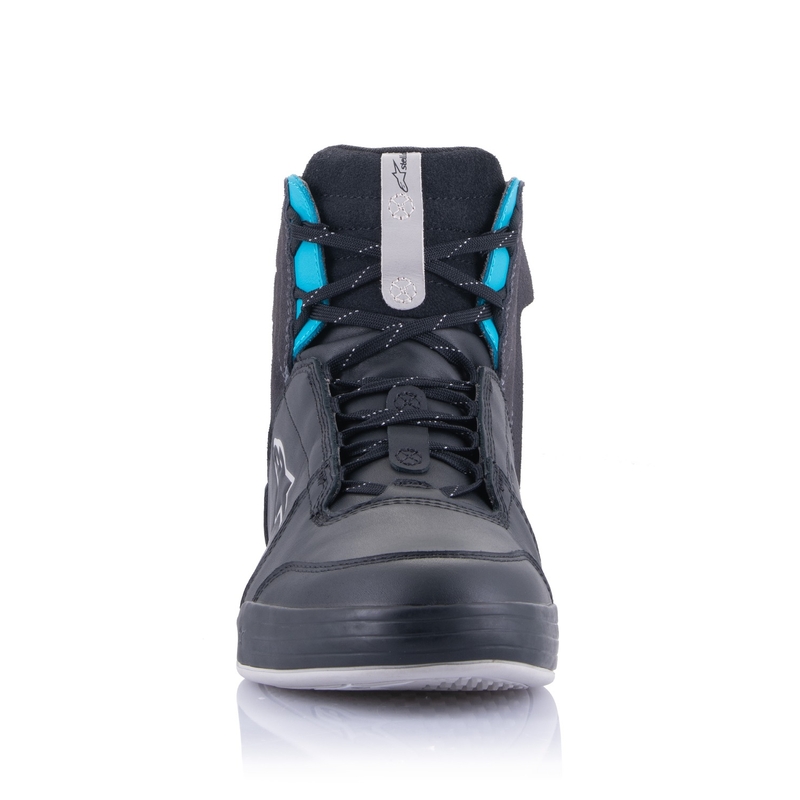 Alpinestars Stella Chrome Drystar Damen-Motorradstiefel Schwarz-Grau-Blau