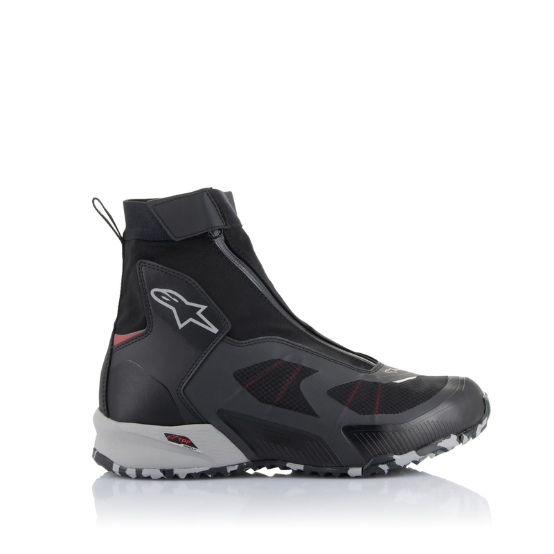 Alpinestars CR-8 Gore-Tex Motorradstiefel schwarz-grau-rot