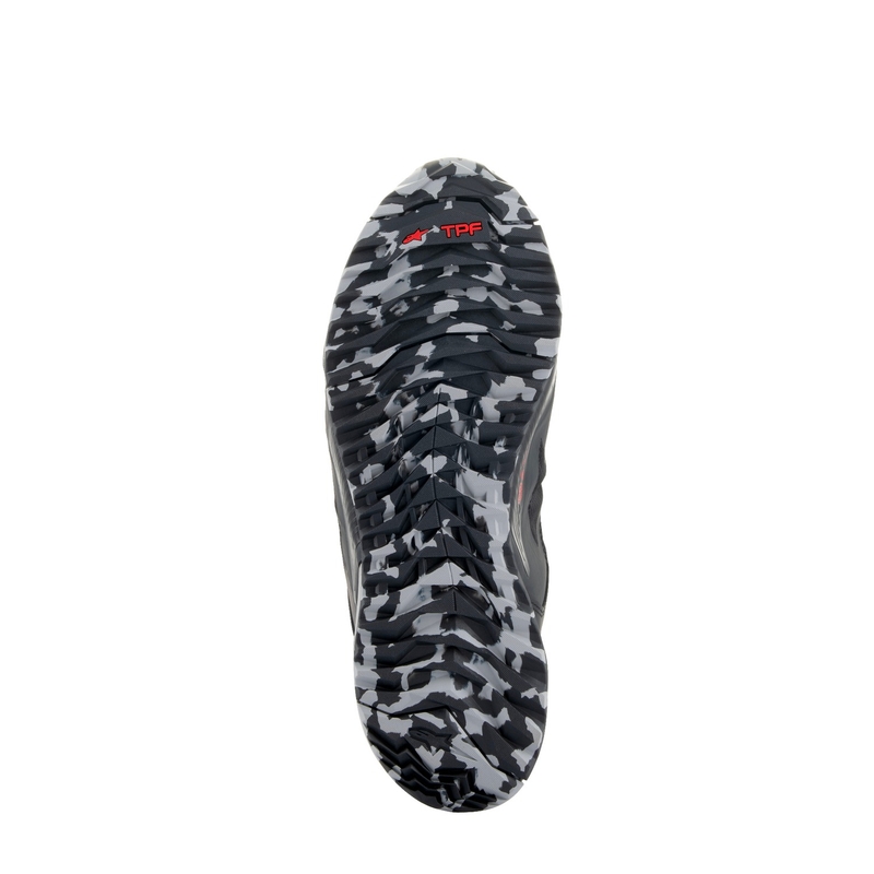 Alpinestars CR-8 Gore-Tex Motorradstiefel schwarz-grau-rot