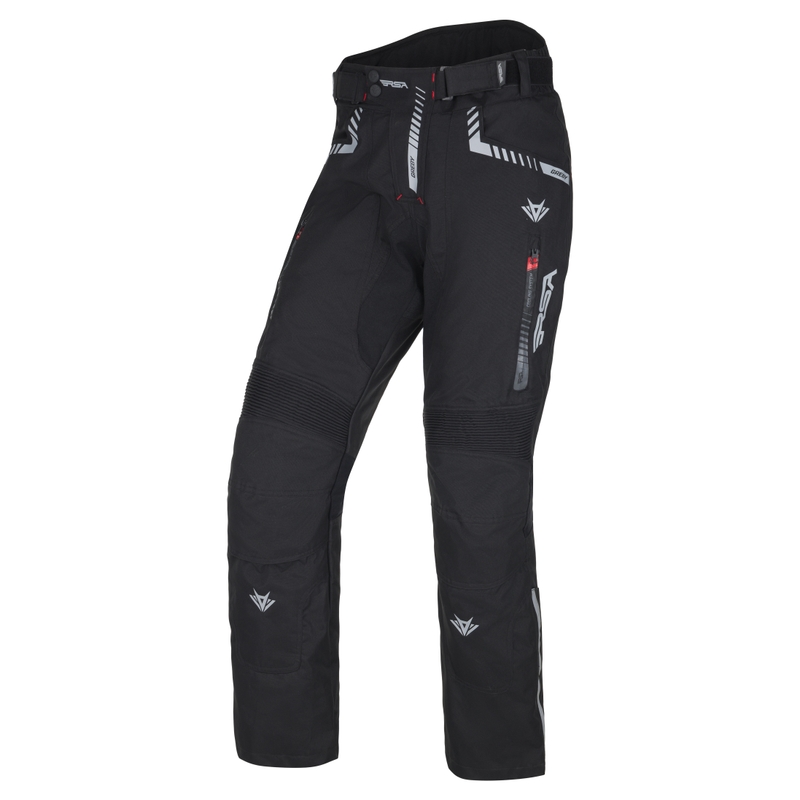 Motorradhose RSA Greby 2 schwarz gekürzt - II. Qualität