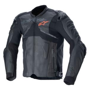 Alpinestars Atem 5 Leder-Motorradjacke schwarz